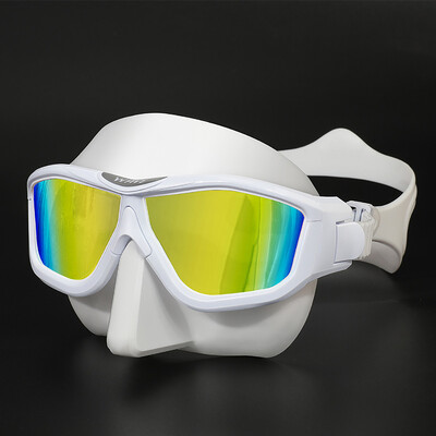 Profesionalne modne maske za ronjenje s HD velikim okvirom protiv zamagljivanja, oprema za ronjenje s disalicom i disalicom, naočale za ronjenje s punim licem i velikim okvirom