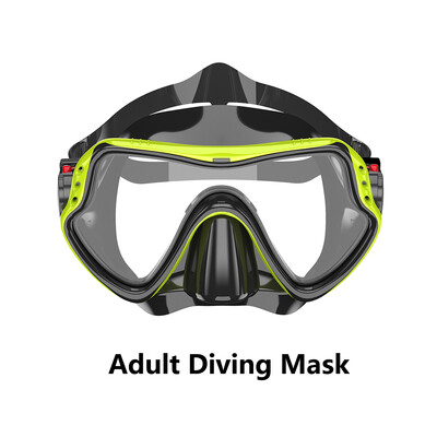 Маска за гмуркане с шнорхел, комплект маски за гмуркане за мъже и жени, маска за плуване с голяма рамка, водоустойчиви очила за плуване, силиконови очила за гмуркане