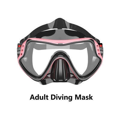 Маска за гмуркане с шнорхел, комплект маски за гмуркане за мъже и жени, маска за плуване с голяма рамка, водоустойчиви очила за плуване, силиконови очила за гмуркане