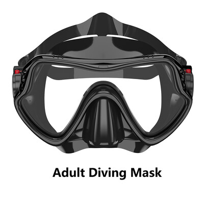 Маска за гмуркане с шнорхел, комплект маски за гмуркане за мъже и жени, маска за плуване с голяма рамка, водоустойчиви очила за плуване, силиконови очила за гмуркане