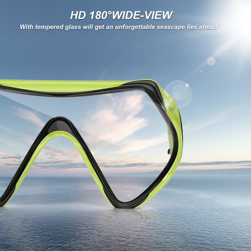 Potápačská maska na šnorchlovanie, profesionálne šnorchlovacie okuliare pre mužov a ženy, potápačské okuliare, okuliare so suchou dýchacou trubicou