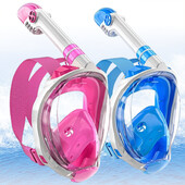 Podvodna maska za ronjenje protiv zamagljivanja za cijelo lice Maske za disanje za ronjenje Sigurna vodootporna oprema za plivanje za odraslu djecu