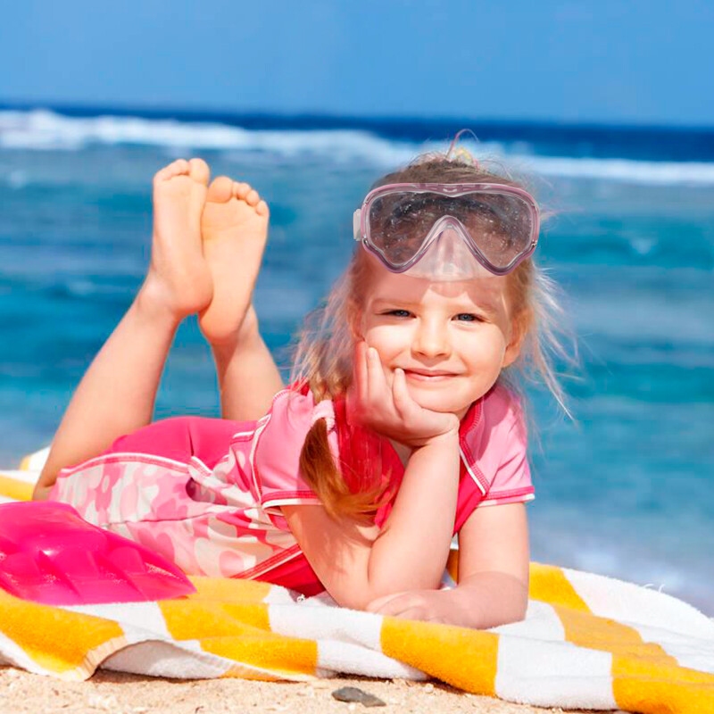 Profesionálna šnorchlovacia potápačská maska, proti zahmlievaniu, plavecké okuliare s veľkým rámom pre deti, potápačské okuliare, masky na freediving