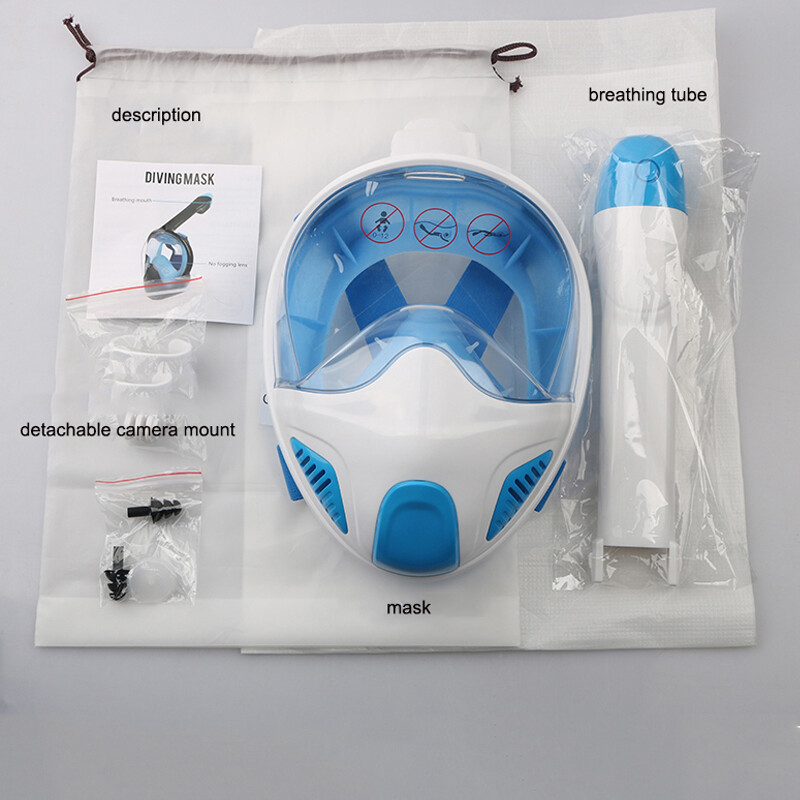 Ronilačka maska za plivanje za odrasle Odvojiva maska za ronjenje s punim licem protiv zamagljivanja Ronilačka maska za ronjenje sa širokim pogledom Maska protiv curenja Sigurno disanje