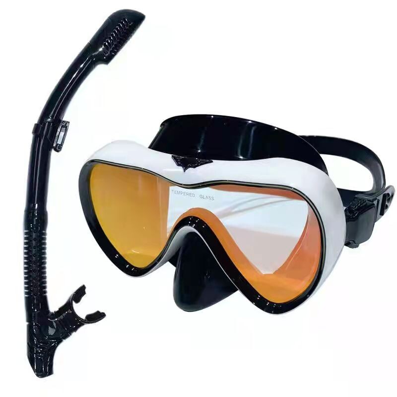 Profesionalne plivačke vodootporne mekane silikonske naočale protiv zamagljivanja, naočale s potpuno suhom cijevnom maskom za ronjenje