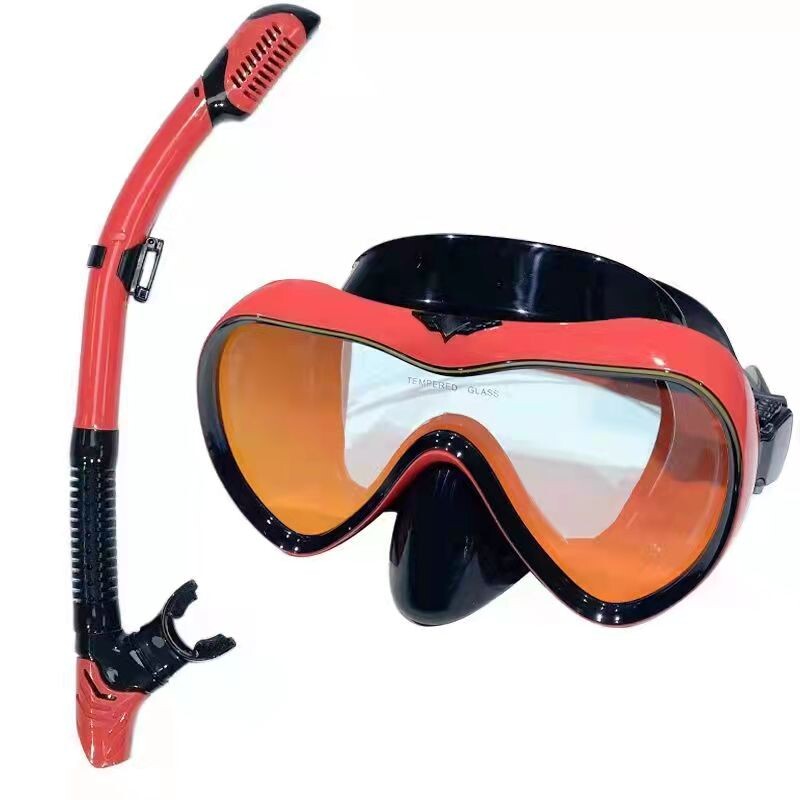 Profesionalne plivačke vodootporne mekane silikonske naočale protiv zamagljivanja, naočale s potpuno suhom cijevnom maskom za ronjenje