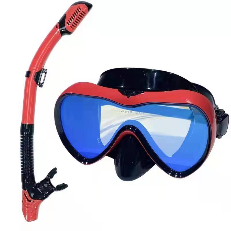Profesionalne plivačke vodootporne mekane silikonske naočale protiv zamagljivanja, naočale s potpuno suhom cijevnom maskom za ronjenje