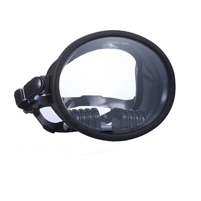 Οβάλ σχήματος Classic Dive Full Mask Ρυθμιζόμενα γυαλιά Spearfishing Free Dive Mask