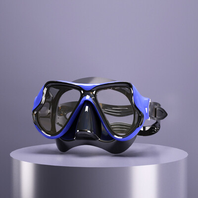 Ronilačka maska Naočale za plivanje Profesionalne naočale za ronjenje Komplet cijevi za plivanje HD kaljeno staklo za odrasle protiv magljenja s poklopcem za nos