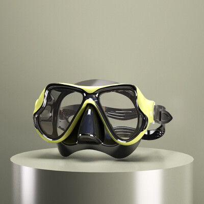 Ronilačka maska Naočale za plivanje Profesionalne naočale za ronjenje Komplet cijevi za plivanje HD kaljeno staklo za odrasle protiv magljenja s poklopcem za nos