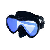 Profesionalūs plaukimo vandeniui atsparūs minkšti silikoniniai akiniai, padengiantys akinius, visiškai sauso kvėpavimo vamzdelio nardymo kaukė