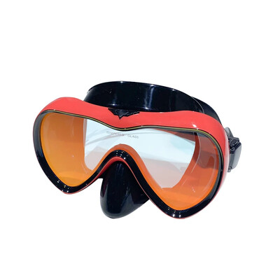 Profesionalūs plaukimo vandeniui atsparūs minkšti silikoniniai akiniai, padengiantys akinius, visiškai sauso kvėpavimo vamzdelio nardymo kaukė