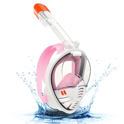 1kom maska za ronjenje s disalicom za cijelo lice, odvojiva ronilačka maska protiv magljenja, s podesivim naramenicama