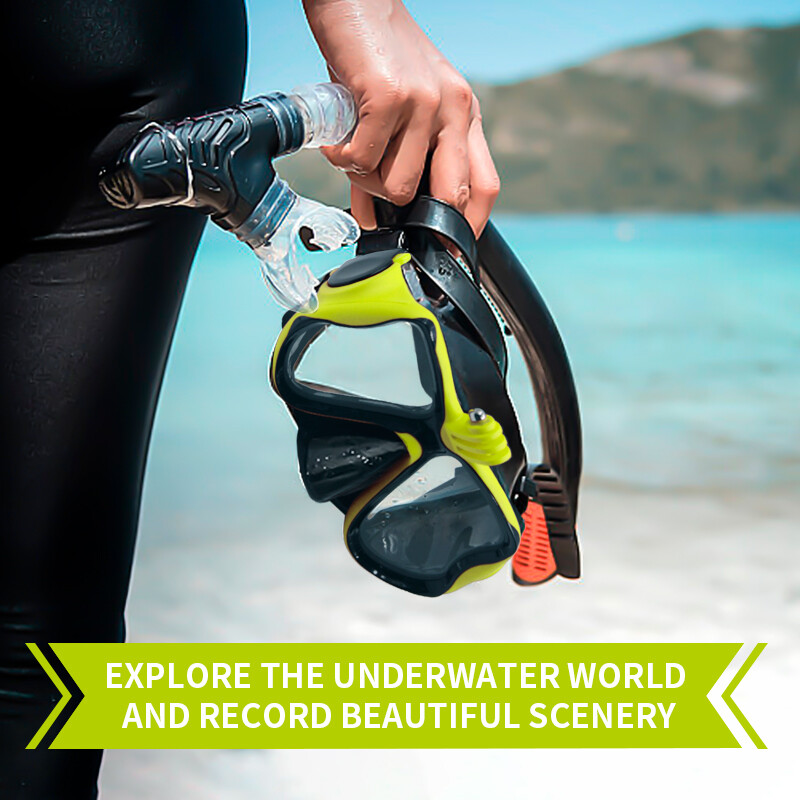 Profesionalna ronilačka maska za ronjenje, naočale za podvodno plivanje, dihalica, držač kamere za ronjenje za GoPro