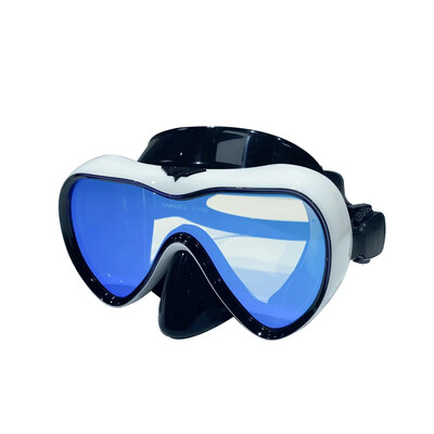 Profesionāla peldēšanas ūdensnecaurlaidīga mīksta silikona brilles pārklājuma aizsargbrilles ar pilnu sausu elpošanas cauruli niršanas maska