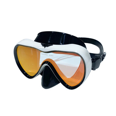 Profesionāla peldēšanas ūdensnecaurlaidīga mīksta silikona brilles pārklājuma aizsargbrilles ar pilnu sausu elpošanas cauruli niršanas maska