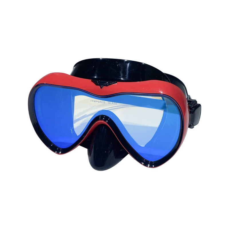 Profesionāla peldēšanas ūdensnecaurlaidīga mīksta silikona brilles pārklājuma aizsargbrilles ar pilnu sausu elpošanas cauruli niršanas maska