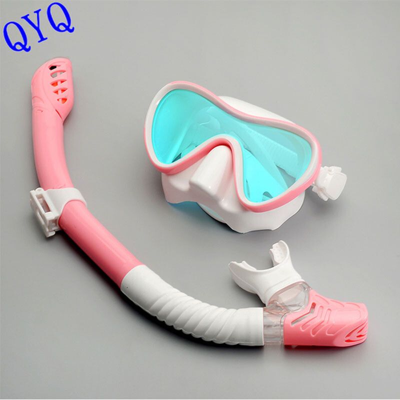 QYQ profesionalios nardymo kaukės nardymo su vamzdeliu rinkinys suaugusiems silikoninis sijonas nuo rasojimo akiniai nardymo kaukės nardymo įranga