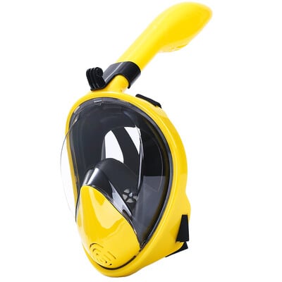 Maska za ronjenje preko cijelog lica Maska za ronjenje Naočale za plivanje za odrasle Odvojivi nosač kamere 180 Panoramski pogled Sigurnosni sustav za disanje