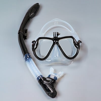 Profesionalna maska za podvodno ronjenje, ronilačke naočale s kamerom, naočale za plivanje, disalica, držač kamere za ronjenje za GoPro