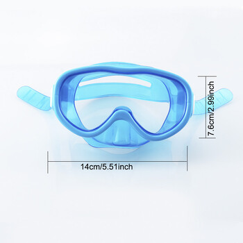 Kids Diving Mask Swim Mask Γυαλιά κολύμβησης με αναπνευστήρα Επαγγελματικός εξοπλισμός με κάλυμμα μύτης για καταδύσεις στην πισίνα Universal