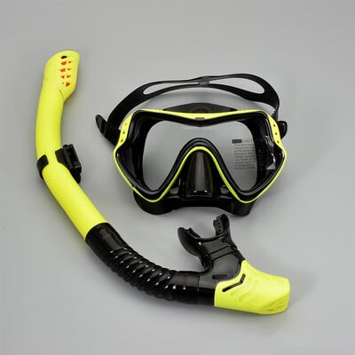 Ronilačko odijelo za odrasle Maska od kaljenog stakla Komplet silikonske cijevi za disanje Potpuno suha oprema za ronjenje