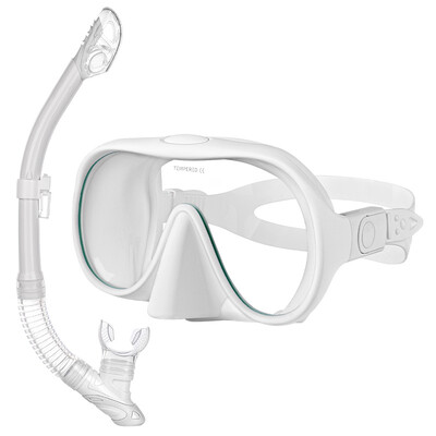 Panorama Snorkeling Mask Νέα επαγγελματική μάσκα καταδύσεων Wave Proof Snorkeling Φούστα σιλικόνης για ενήλικες Γυαλιά κολύμβησης
