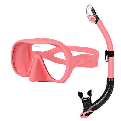 Panorama Snorkeling Mask Νέα επαγγελματική μάσκα καταδύσεων Wave Proof Snorkeling Φούστα σιλικόνης για ενήλικες Γυαλιά κολύμβησης