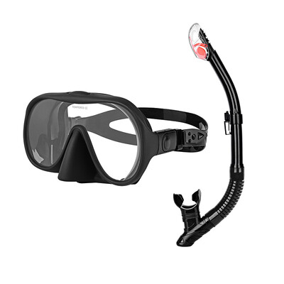 Panorama Snorkeling Mask Νέα επαγγελματική μάσκα καταδύσεων Wave Proof Snorkeling Φούστα σιλικόνης για ενήλικες Γυαλιά κολύμβησης