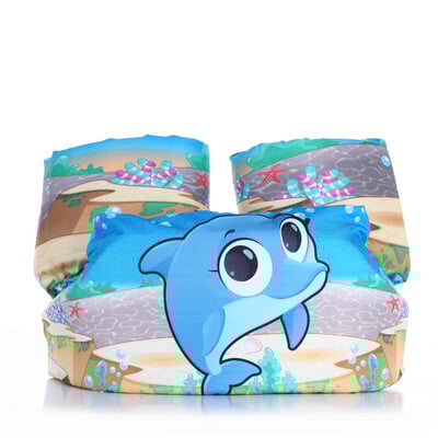 Dječji prsluk za spašavanje s rukavima iz crtića, pjena za kupaći kostim, sigurnosno vježbanje plivanja, plovak za bazen, skakač za lokve