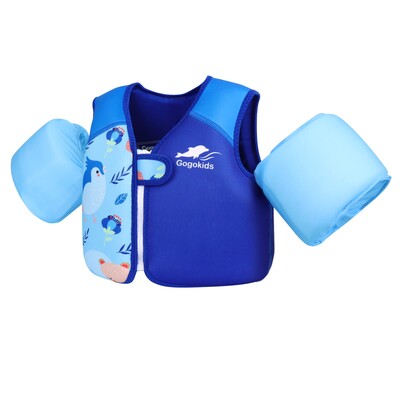 Toddler Floaties Bērnu peldvestes meitenēm un zēniem Baseina peldjakas ar roku ūdens spārniem 2-6 gadus veciem bērniem