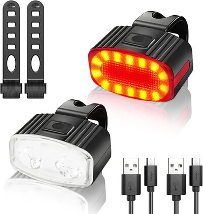 Jarko svjetlo za bicikl LED prednja USB punjiva svjetiljka za brdski bicikl Vodootporna prednja svjetla za bicikl Svjetiljka za biciklistički skuter