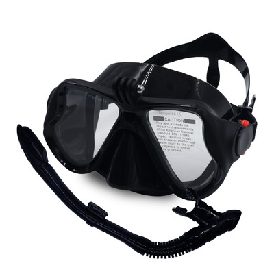 Mască de scufundări pentru snorkeling Set de mască de scufundare anti-ceață Suport pentru cameră pentru sport subacvatic pentru ochelari de înot Gopro Tub uscat