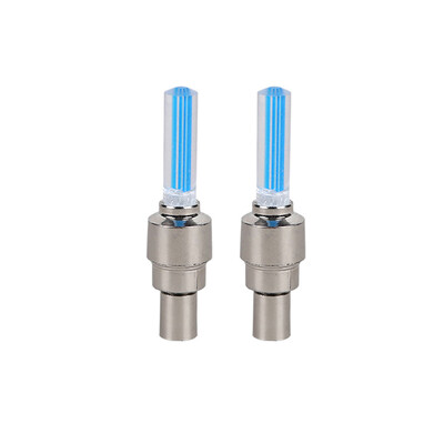 2Pcs Neonska svjetla za žbice za bicikle LED svjetla za bicikle Kapica ventila za gume Svjetiljka Žbica za kotače Lagani automobil Dodaci za motocikle