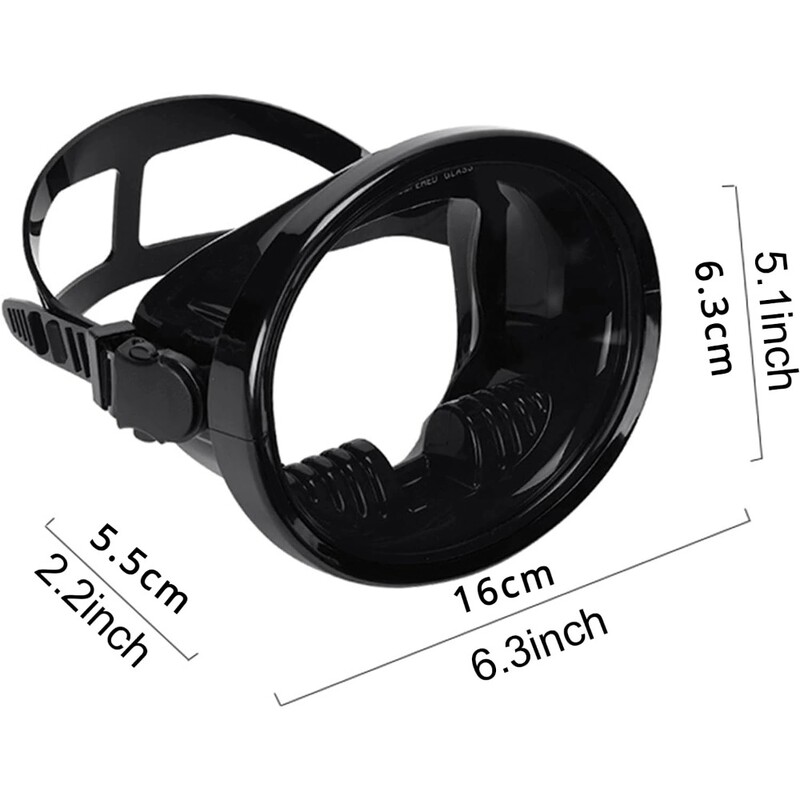 Mască de scufundări retro pentru adulți, mască de pescuit sub apă, sticlă securizată HD, anti-aburire, excelentă pentru activități acvatice