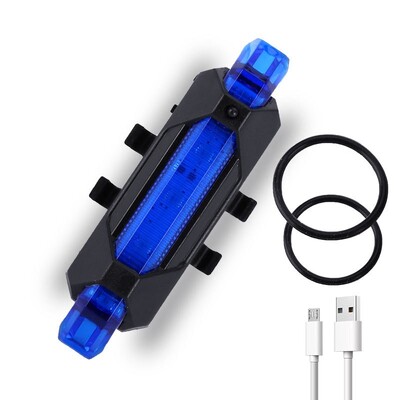 LED stražnja svjetla za bicikl, sigurnosno upozorenje za brdski bicikl, prednje i stražnje treptanje, dodaci za noćnu vožnju, osvjetljenje, USB punjenje