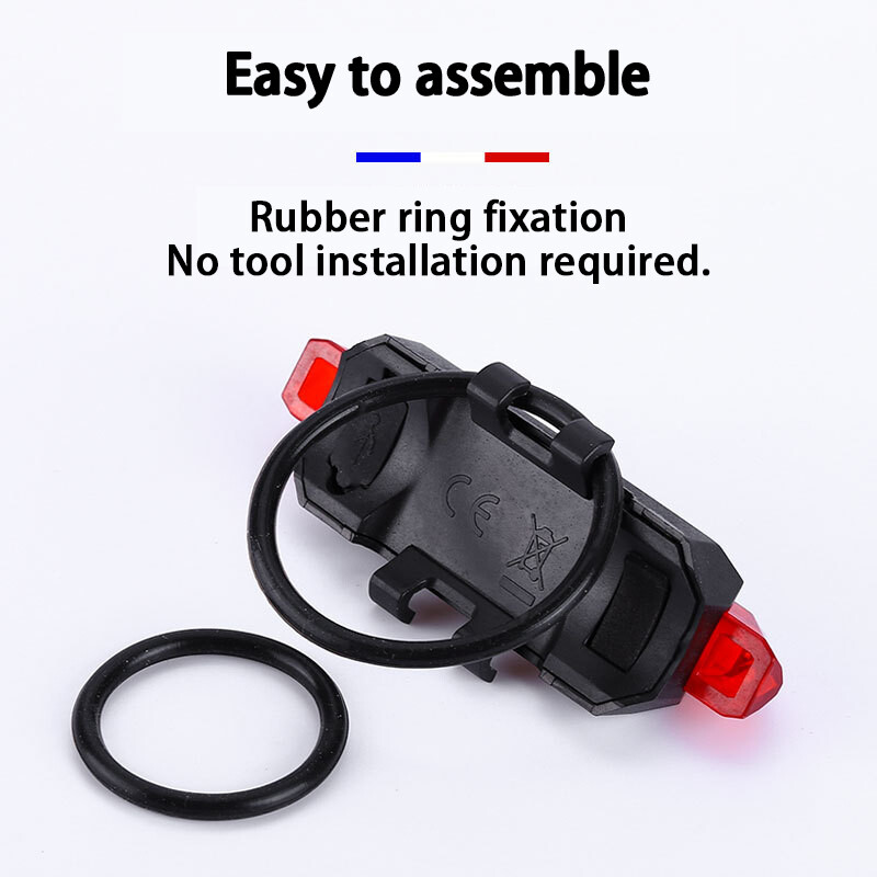 LED stražnja svjetla za bicikl, sigurnosno upozorenje za brdski bicikl, prednje i stražnje treptanje, dodaci za noćnu vožnju, osvjetljenje, USB punjenje