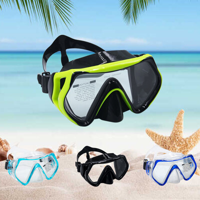 Snorkelēšanas niršanas maska Profesionālas peldēšanas brilles Scuba Snorkel Silikona niršanas brilles pieaugušajiem pret miglas aizsargbrilles ar deguna pārsegu