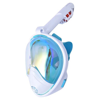 ΝΕΑ UV Anti Fog Diving Μάσκα Πλήρους Προσώπου Επιμετάλλωση Υποβρύχια Γυαλιά Ευρεία Scuba Snorkeling Ενήλικες Scuba Spearfishing Dive Equipment