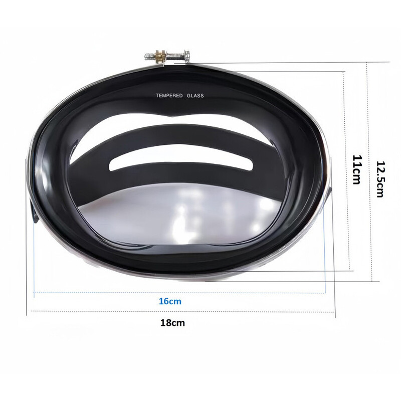 Protectie de fata pentru snorkeling, rezistenta la super presiune pentru snorkeling HD din sticla securizata pentru scufundari, echipament pentru masca de snorkeling