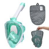 Celotvárová šnorchlová maska s odnímateľným držiakom na kameru, šnorchlovacie, potápačské a masky so širokým uhlom pohľadu, proti zahmlievaniu a úniku pre dospelých