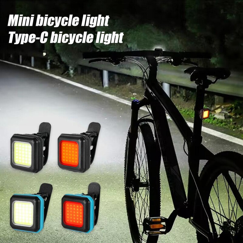 Mini Bicycle Light Αδιάβροχο Super Brighteness Φώτα LED Bike Tail Mountain Night Cycling Αξεσουάρ φακού Προειδοποίηση V5W1