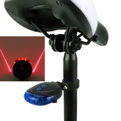 Biciklistička biciklistička svjetla Stražnja svjetla Vodootporna LED laserska sigurnosna upozorenja Svjetla za bicikle Stražnje biciklističko svjetlo Dodatna oprema za bicikl