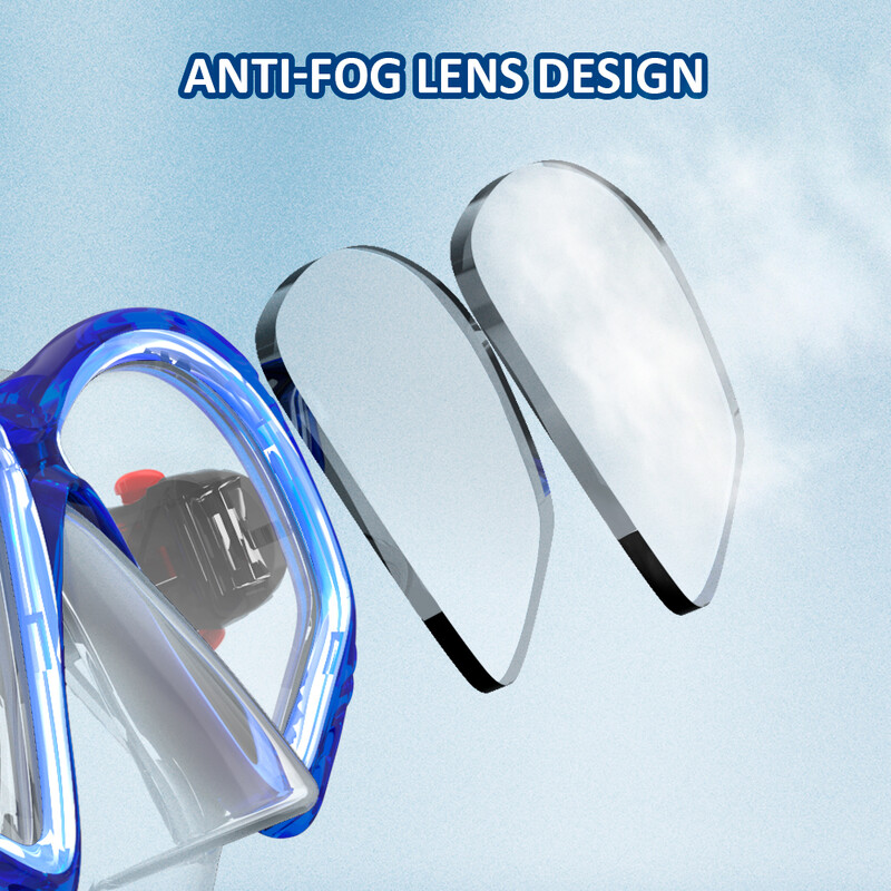 Sada na suché šnorchlovanie, potápačská maska pre dospelých, tvrdené sklo, profesionálne panoramatické šnorchlovacie vybavenie, sada na šnorchlovanie na tréning plávania