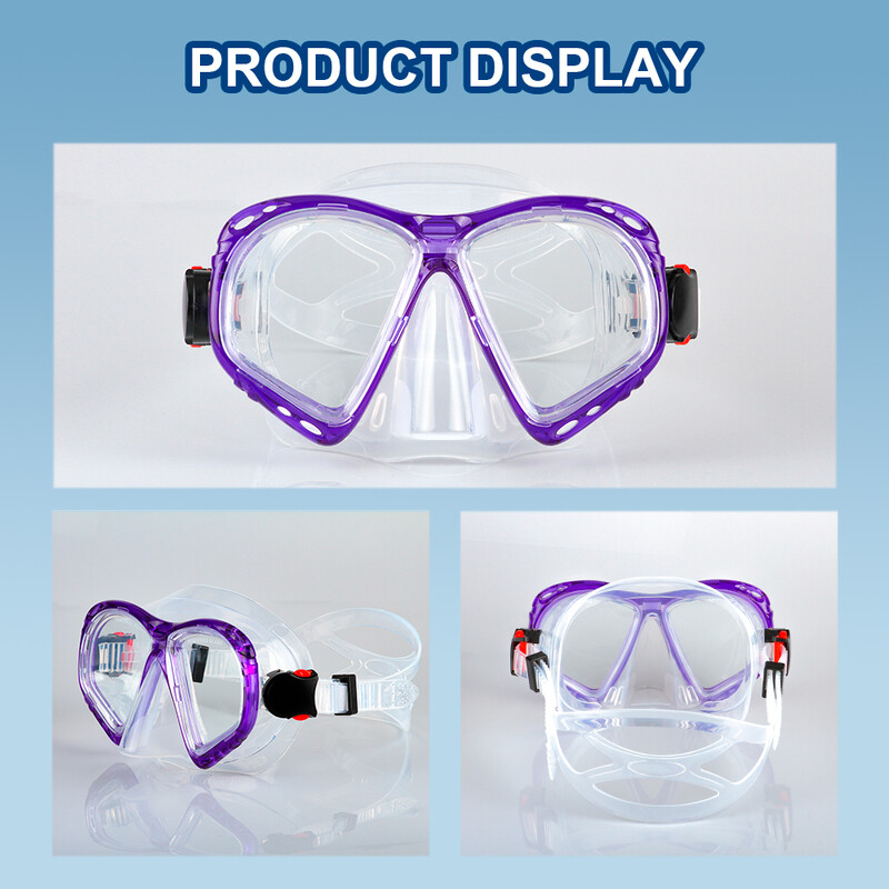 Sada na suché šnorchlovanie, potápačská maska pre dospelých, tvrdené sklo, profesionálne panoramatické šnorchlovacie vybavenie, sada na šnorchlovanie na tréning plávania