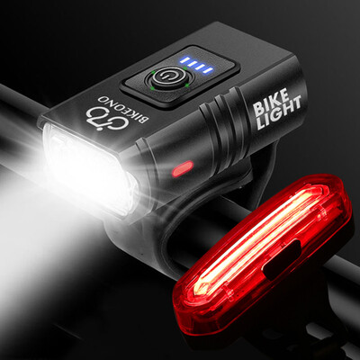 Φως ποδηλάτου T6 LED Εμπρός επαναφορτιζόμενη MTB Φωτιστικό ποδηλάτου βουνού 1000LM Φακός ποδηλάτου Ποδηλατικό σκούτερ ουρά