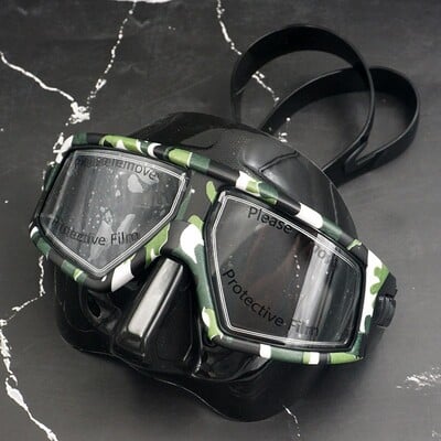 Profesionalna besplatna ronilačka maska Leća od smole protiv zamagljivanja Pogled od 120 stupnjeva Mala glasnoća Maska za ronjenje Naočale za ronjenje s disalicom