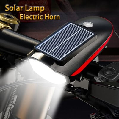 Predné svetlo na bicykel s elektrickým hlasným klaksónom, ultra jasné svetlo pre elektrobicykel, baterka, LED, vodotesný výškový reproduktor, bezpečnostný výstražný zvonček