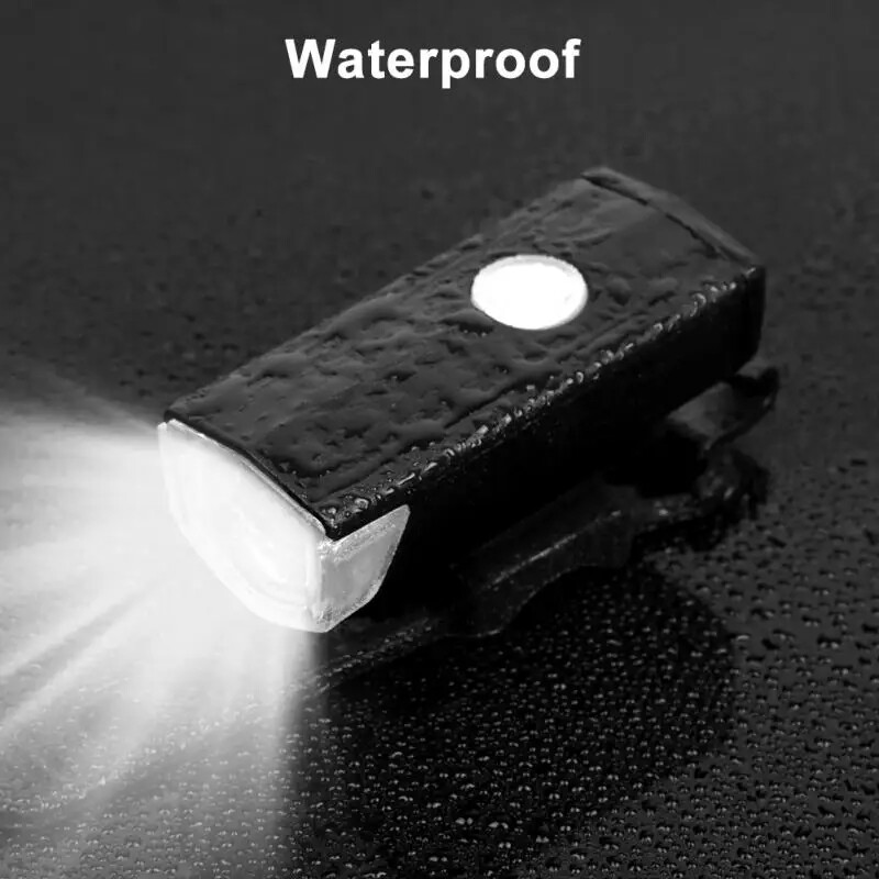 1/2PCS Bicycle Light LED USB Nabíjateľné svetlomety MTB Mountain Bike Dažďotesné cyklistické predné svetlomety Výstražné svietidlo na bicykel