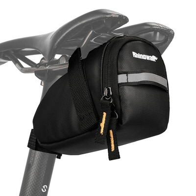 Rhinowalk Bike Mala torba za sedlo, reflektirajuća, otporna na prskanje, s reflektirajućim može se objesiti, stražnje svjetlo, biciklizam za Mtb, cestovni bicikl, set alata